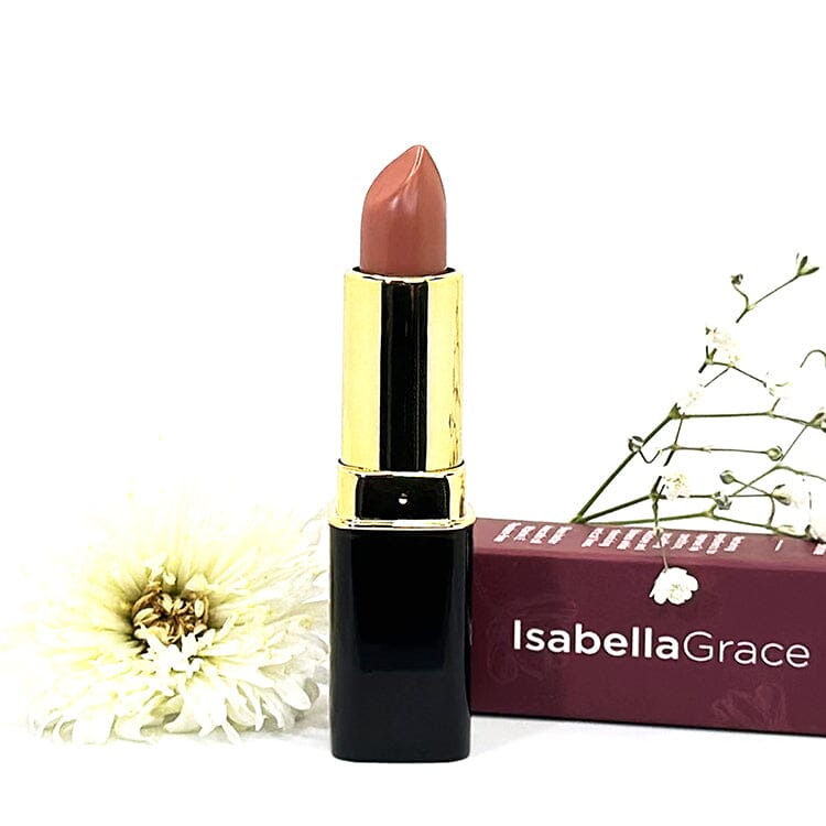 Toffee Coffee - Kiss Tint Isabella Grace Best Moisturizing Lipstick Pro-Age Proage Older natural
