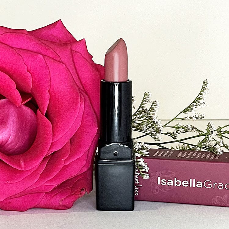 Desert Rose - Luxury Cream Lipstick Isabella Grace Best Moisturizing Lipstick Pro-Age Proage Older natural