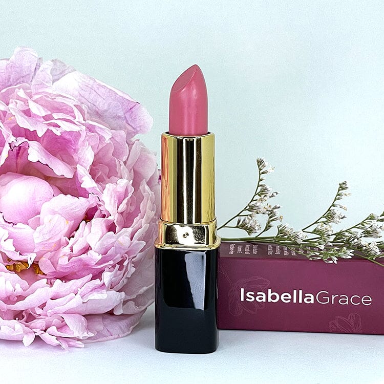 Pink Peony - Kiss Tint Isabella Grace Best Moisturizing Lipstick Pro-Age Proage Older natural